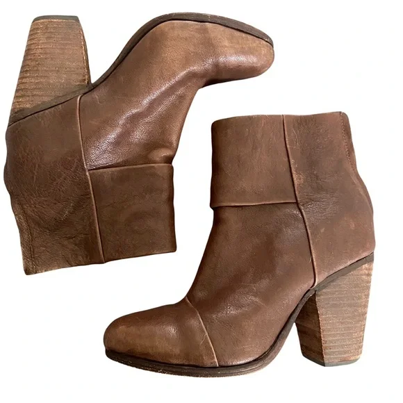 Leather Bootie Rag And Bone Newbury Boot Sale Rag Bone Shoes Rag